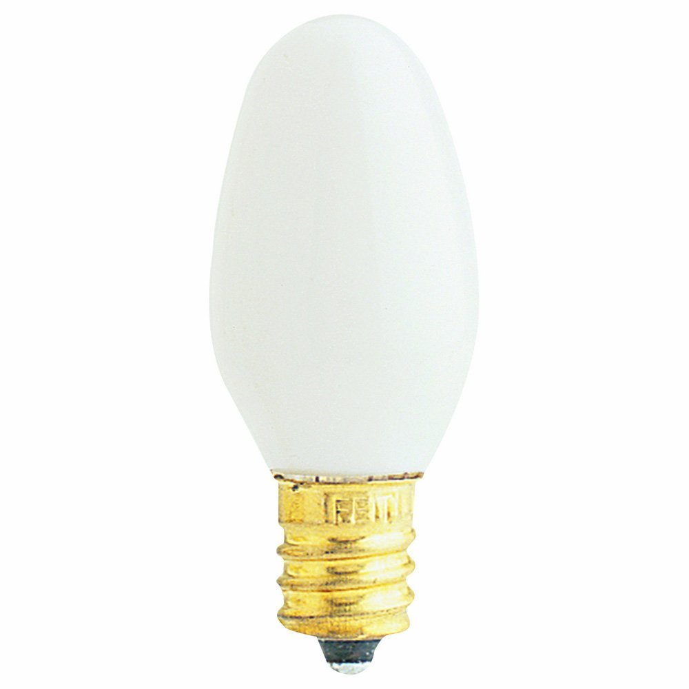 Feit Electric BP7C7/W/4 Incandescent Night Light Bulb, 7 Watts, 120 Volt