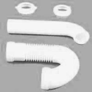 Plumb Pak PP21240 "Flex 'N Fix" Pvc Adjustable P-Trap, White