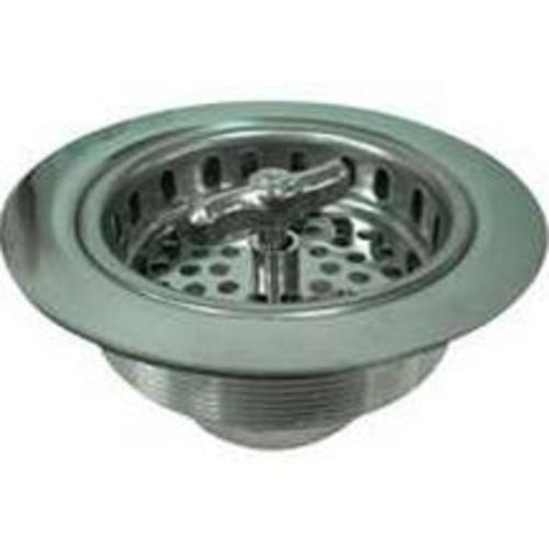 Worldwide 122048 Sink Strainer, Spin & Lock, Stainless Steel