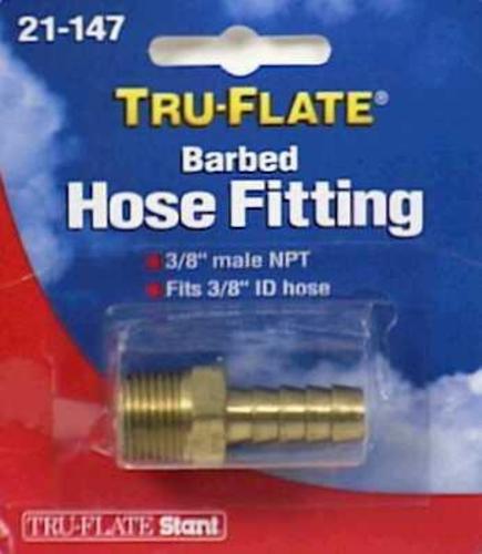 Tru-Flate 21147 Air Hose End3/8Id3/8"Mpt
