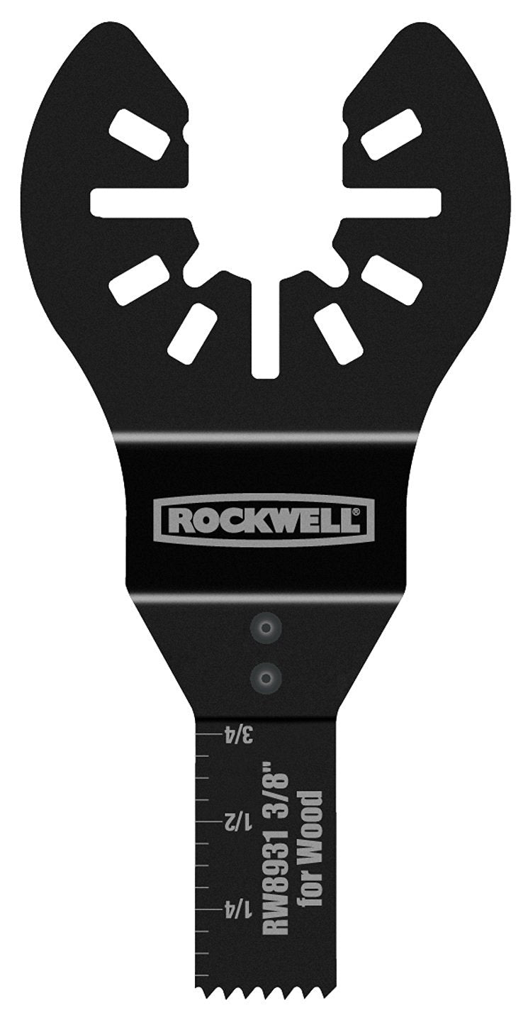 Rockwell RW8965 Bi-metal and Wood End Cut Saw Blade with Universal Fit System, Black, 3/8"