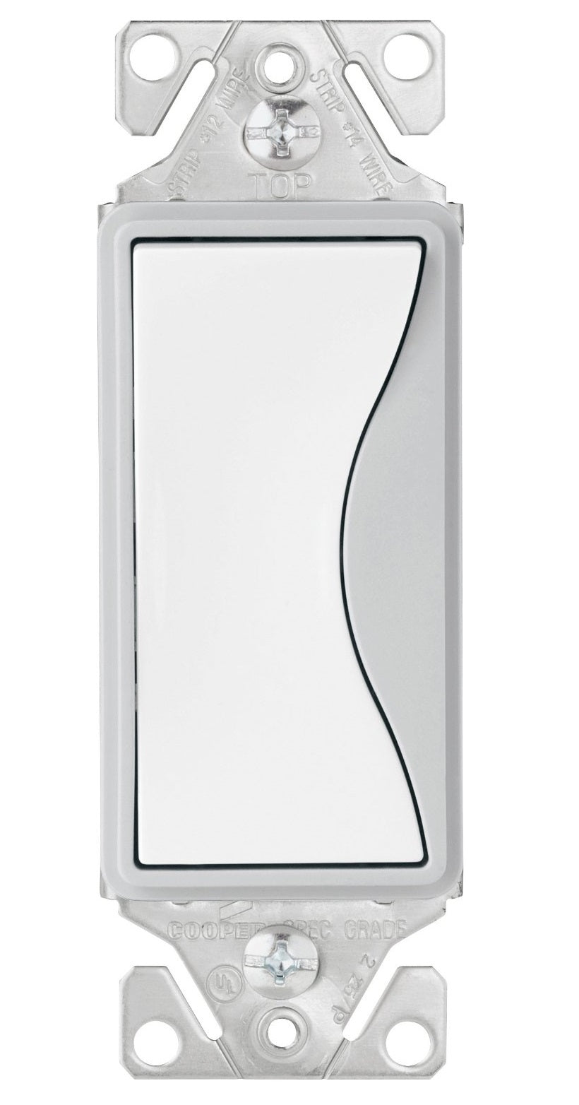 Cooper Wiring 9503WS Aspire 3-Way Switch, White Satin