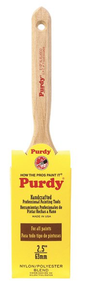 Purdy 144100325 Xl-Elasco Nylon/Poly Flat Sash Paint Brush, 2.5"
