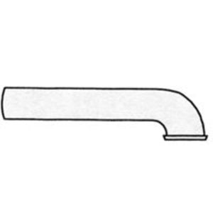 Plumb Pak PP66-13W Wall Drain Tube, 1-1/2"