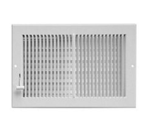 Imperial RG0289 Sidewall Register Multi-Shutter, White, 10" x 4"