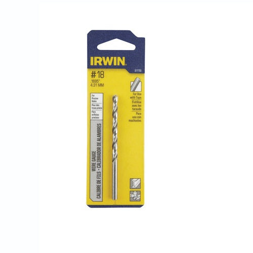 Irwin 81118 High Speed Steel Wire Gauge Drill Bit, 2-1/8" x 3-1/4"