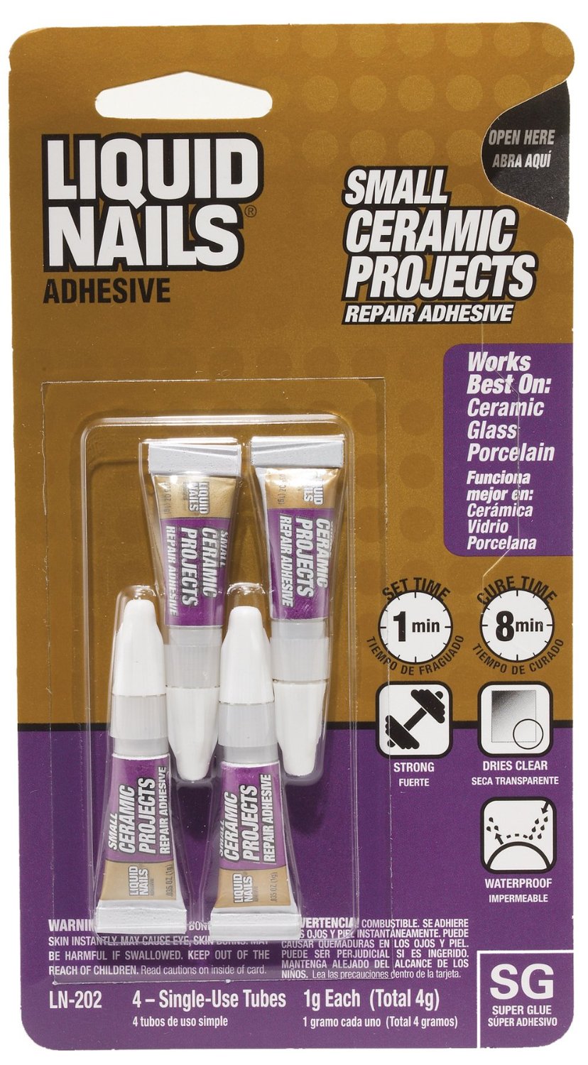 Liquid Nails LN-202 Ceramic Projects Repair Adhesive