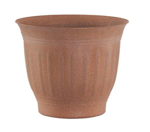 Bloem CLN08-904 Colonnade Round Planter, Resin, Brick