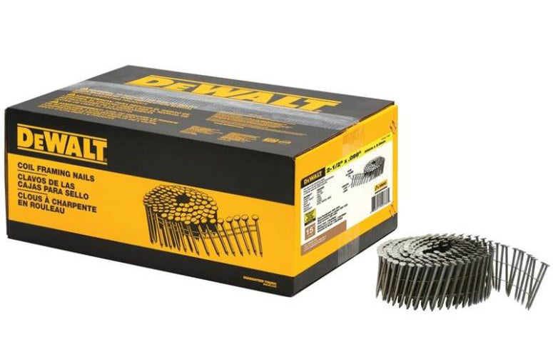 DeWalt DWC8P99DG 15-Degree Coil Framing Nails, 2-1/2" x 0.099"