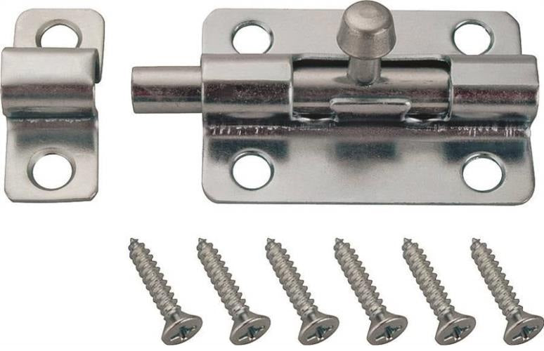 Prosource CL-701-PS Barrel Bolts, Zinc Plated, 6"