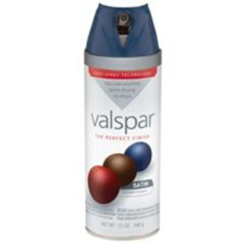 Valspar 85029 Enamel Multi-Surface Spray Paint, Indigo Streamer Satin, 12 Oz.