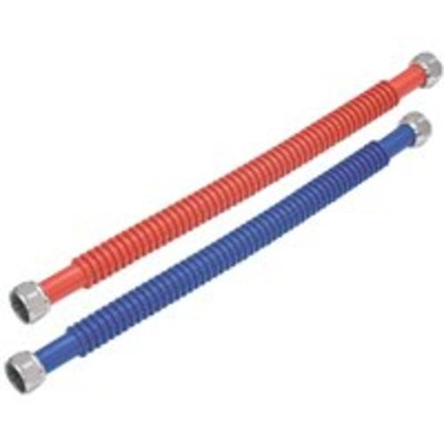 Eastman 0437124 Water Heater Connectors, 24 Inch, Blue/Red