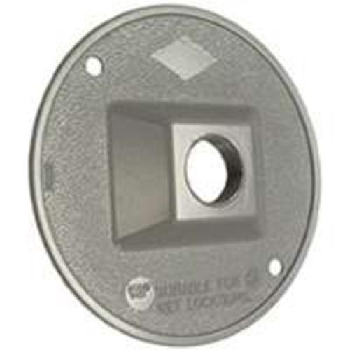 Bell 5193-5 Round Weatherproof Lampholder Cover, Gray
