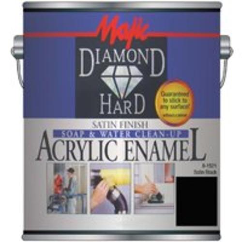 Majic 8-1521-1 Acrylic Enamel Gallon Satin, Black