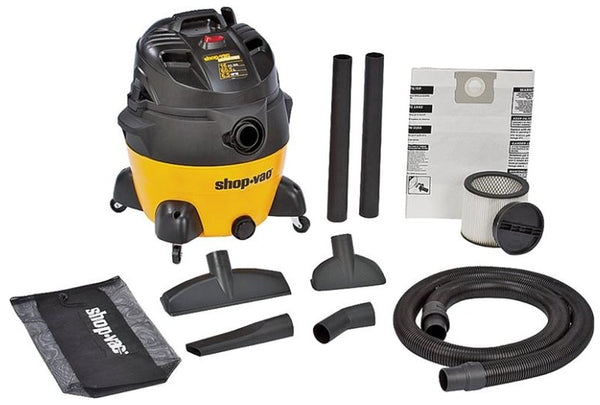 Shop-Vac 5983300 Quiet Wet and Dry Corded Vacuum, 6.5 HP