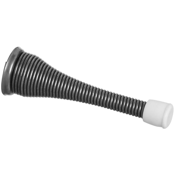 Stanley N830-155 Spring Door Stop, 3", Antique Brass