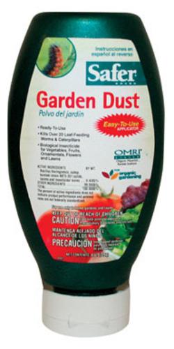Safer 5162 Organic Caterpillar Killer Garden Dust, 8 Oz