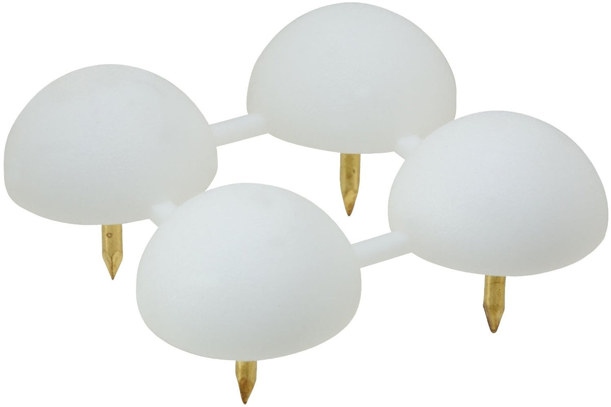 National Hardware N225-417 Tack Bumpers Pad, 3/4", White