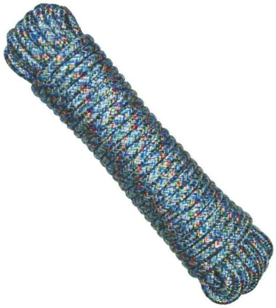 Ben-Mor 60235 Diamond Braided Polypropylene Rope, 3/8" x 50&#039;, Varied