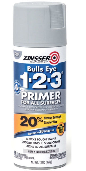 Zinsser 290971 Bulls Eye 1-2-3 Primer Sealer Spray, 13 Oz