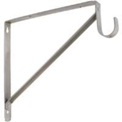 Stanley 820209 Shelf & Rod Brackets, 11" X 12-5/8", Satin Nickel