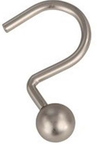 ProSource SD-CBH-SN Curtain Hook Ball, Satin Nickel