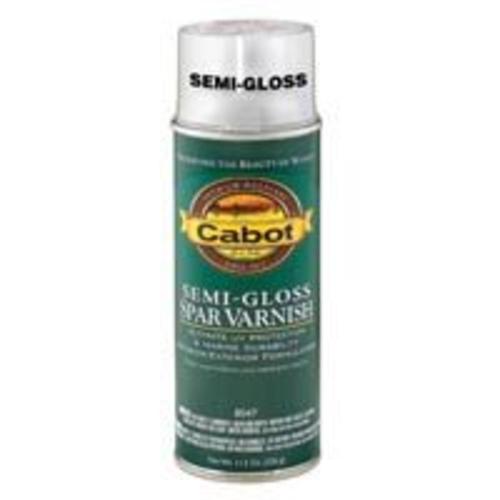 Cabot 144.0008047.076 Interior Oil-Based Spray Spar Varnish 11.5 Oz, Semi-Gloss