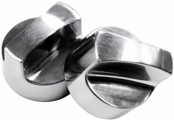 GrillPro 25960 Replacement Universal Control Knobs, Chrome