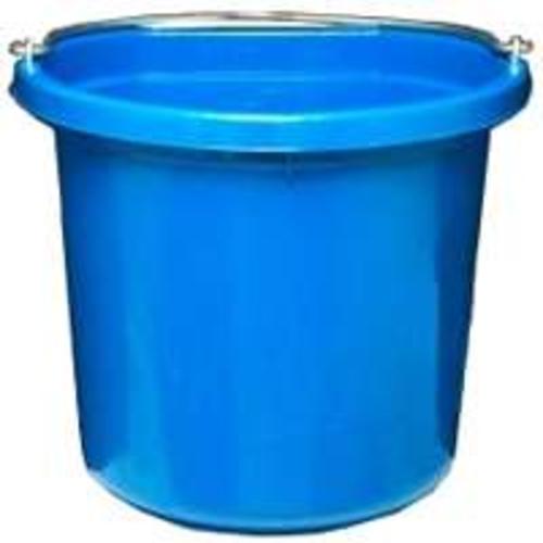 Fortex/Fortiflex FB124BL Flat Back  Blue Bucket, 24 Quart
