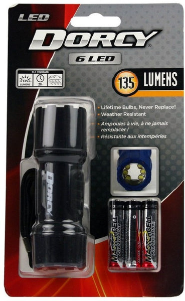 Dorcy 41-4242 LED Flashlight, Assorted Colors, Plastic