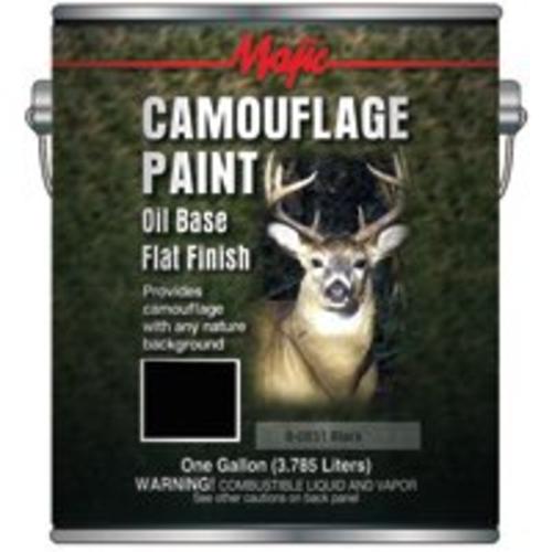 Majic 8-0851-1 Black Camouflage Paint, 1 Gallon