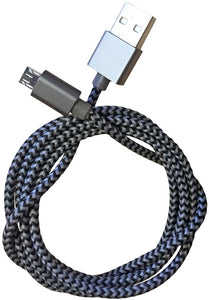 GetPower GP-USB-BRM Charge/Sync Braided USB Cable, 3'
