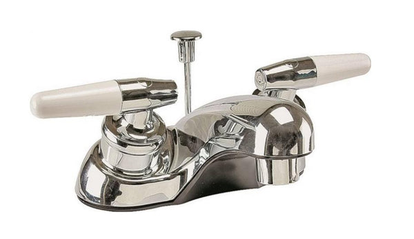 Toolbasix JY-4212PLQ Lavatory Faucet With Pop-up, Chrome, Non-Metallic