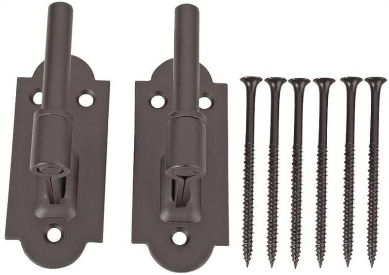 Prosource SH-S07-PS Shutter Pintels, Black Powder Coated, 2/Pack