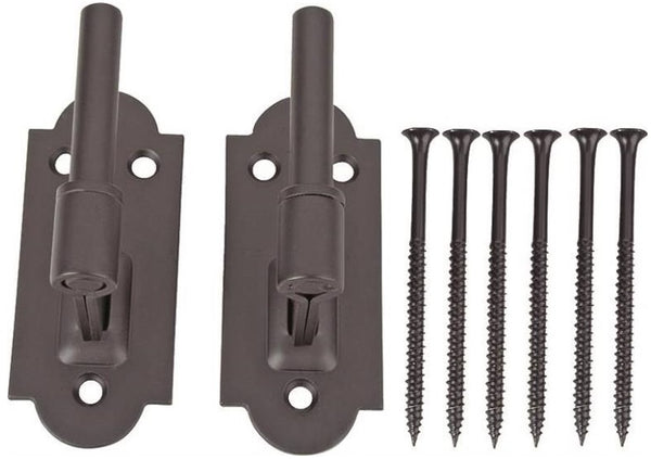 Prosource SH-S07-PS Shutter Pintels, Black Powder Coated, 2/Pack