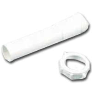 Plumb Pak PP945W Plastic Extension Tube, 1-1/4" x 12"