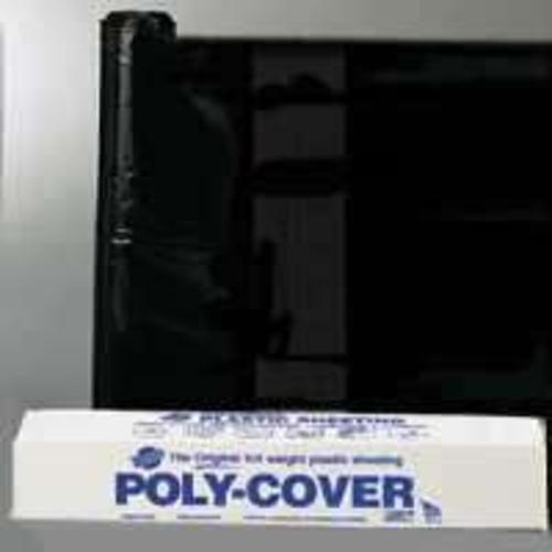 Poly Film 6X1.5-B 6Mil Polyethylene Sheeting, 1.5 x 300ft, Black