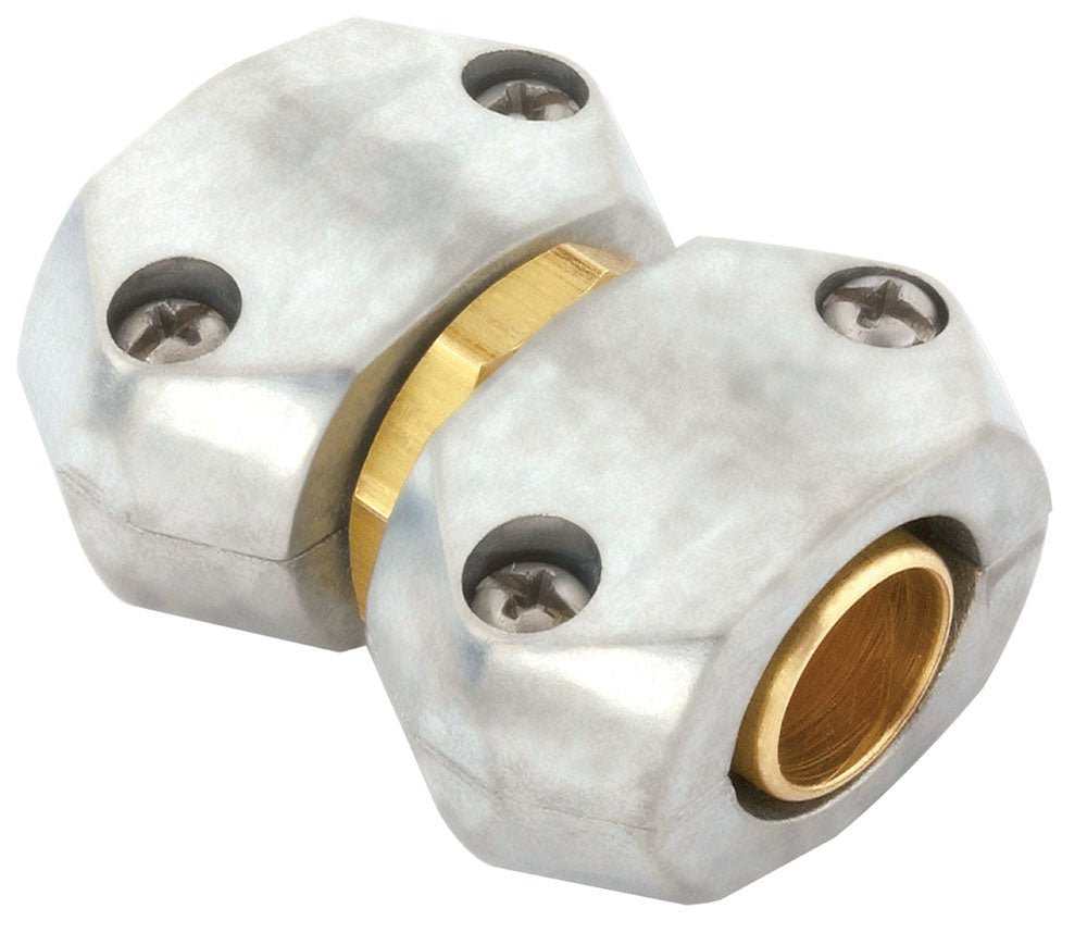 Gilmour 01HMZ Zinc Hose Mender, Fits 5/8" or 3/4" hose