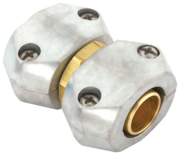Gilmour 01HMZ Zinc Hose Mender, Fits 5/8" or 3/4" hose
