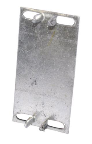 USP Structural Connectors KNS1 Galvanized Safety Plate, 1-1/2" X 3", 16 Gauge