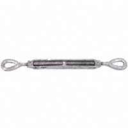 Baron 15-1/2X9/9EE500X0 Galvanized Eye Turnbuckle, 1/2" x 9"