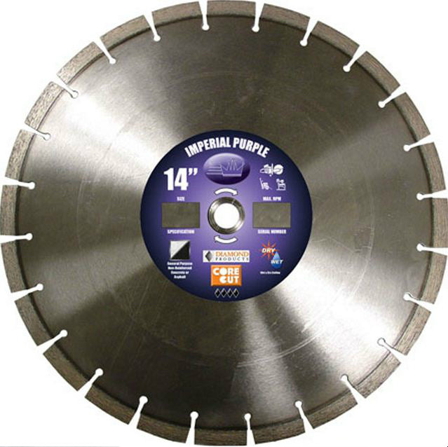 Diamond Products 15379 Universal Segmented Blade Purple, 14" x .125"