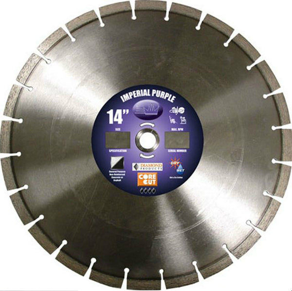 Diamond Products 15379 Universal Segmented Blade Purple, 14" x .125"
