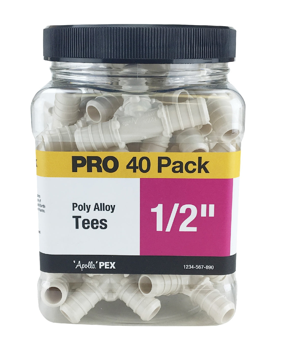 Apollo PXPAT1240JR PEX Barb Tee Jar, Plastic