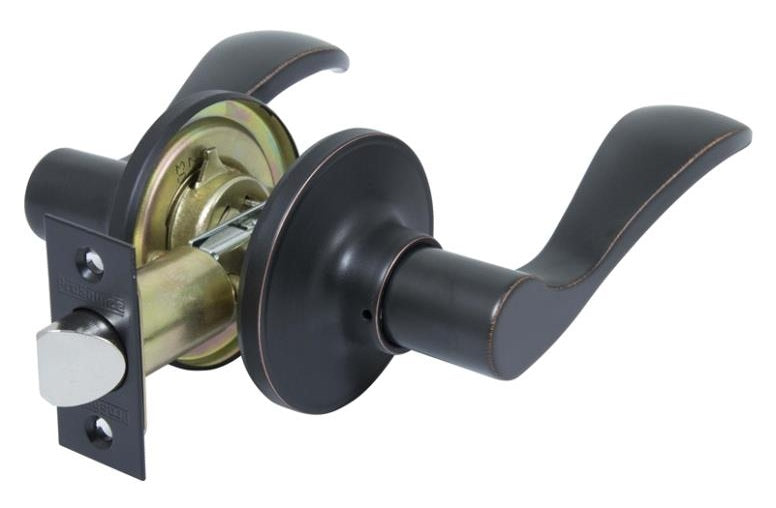 Prosource LYEX03V-PS Passage Lever Lockset, Aged Bronze