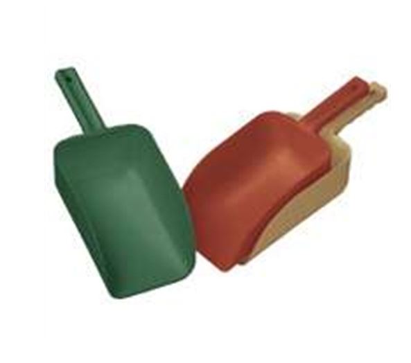 Poly Pro P6500 Handi Scoop 9", Green, Red And Tan