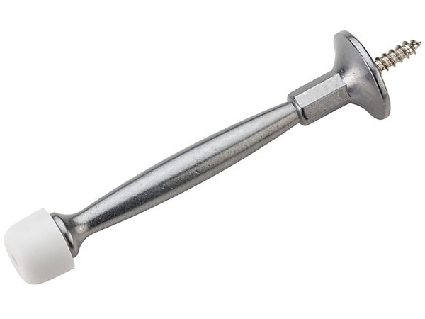 National Hardware N830-149 SPB236 Rigid Door Stop, 4", Satin Chrome
