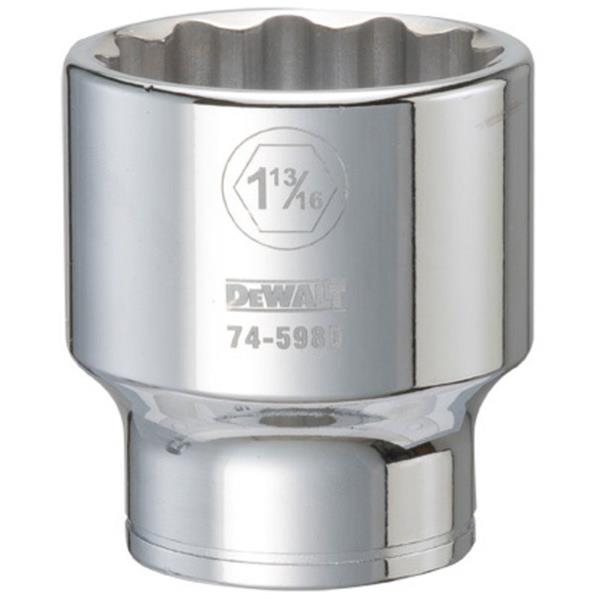 DeWalt DWMT74598OSP SAE 12 Point Socket, 3/4" Drive, 1-13/16"