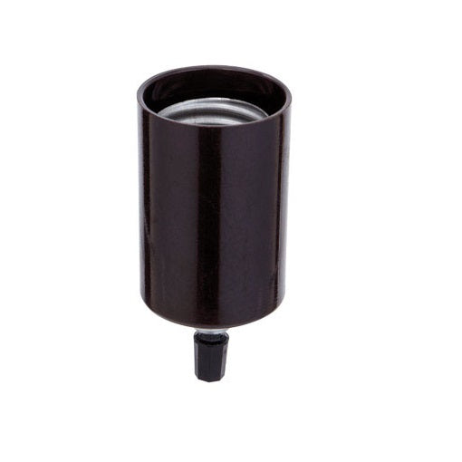 Jandorf 60531 Phenolic 3 Way Turn Knob Lamp Socket, Brown
