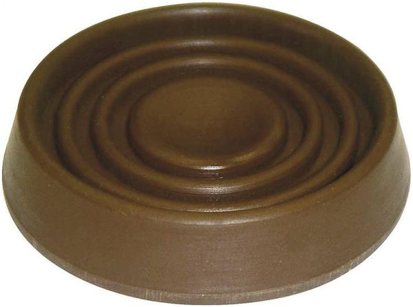 Prosource FE-S709-PS Caster Cups, 1-3/4", Brown, 4/Pack